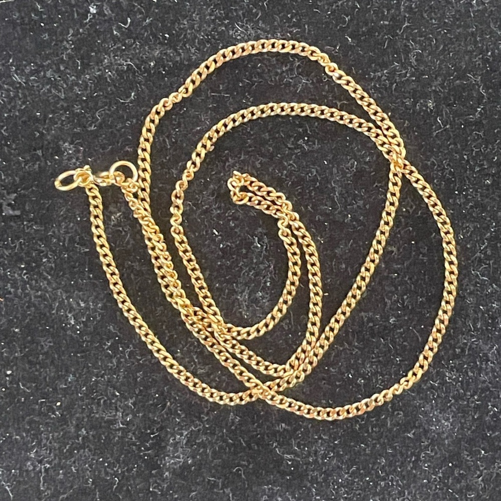 18k Saudi Gold Cuban Link Chain